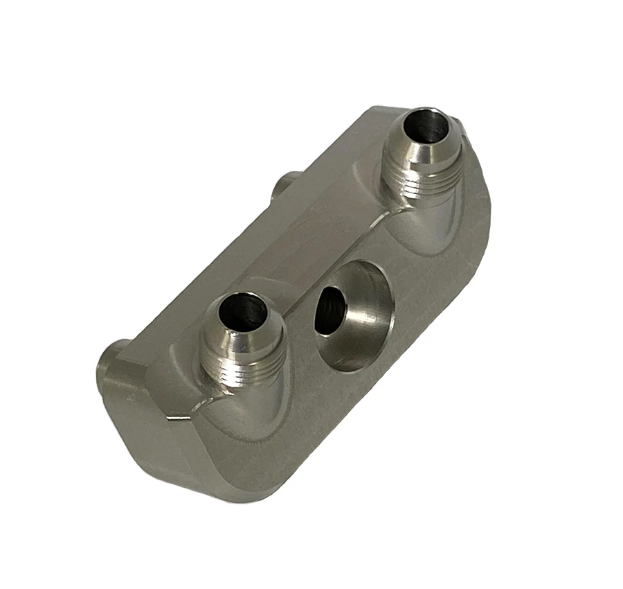 Bowler Transmission Cooler Manifold for GM 6, 8, & 10 speed automatic transmissions - Image 4