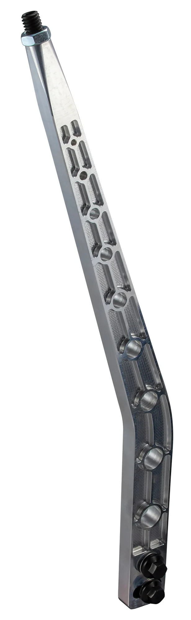 Bowler Billet Aluminum Shift Lever "Aviation Hole Style" (14", 19° Kickback)