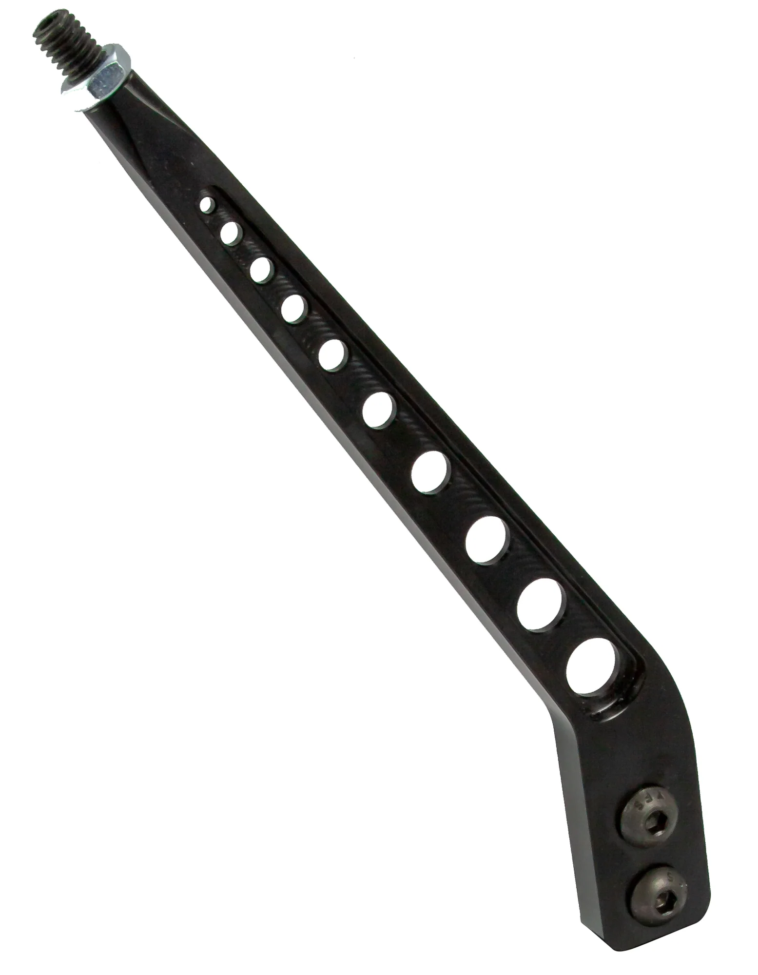 Bowler Billet Aluminum Shift Lever "Multi Hole Style" (10", 30° Kickback) - Image 2