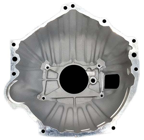 LS / LT GM Aluminum Bellhousing – 168 Tooth Flywheel – TKX / TKO / Muncie / Saginaw - Image 2