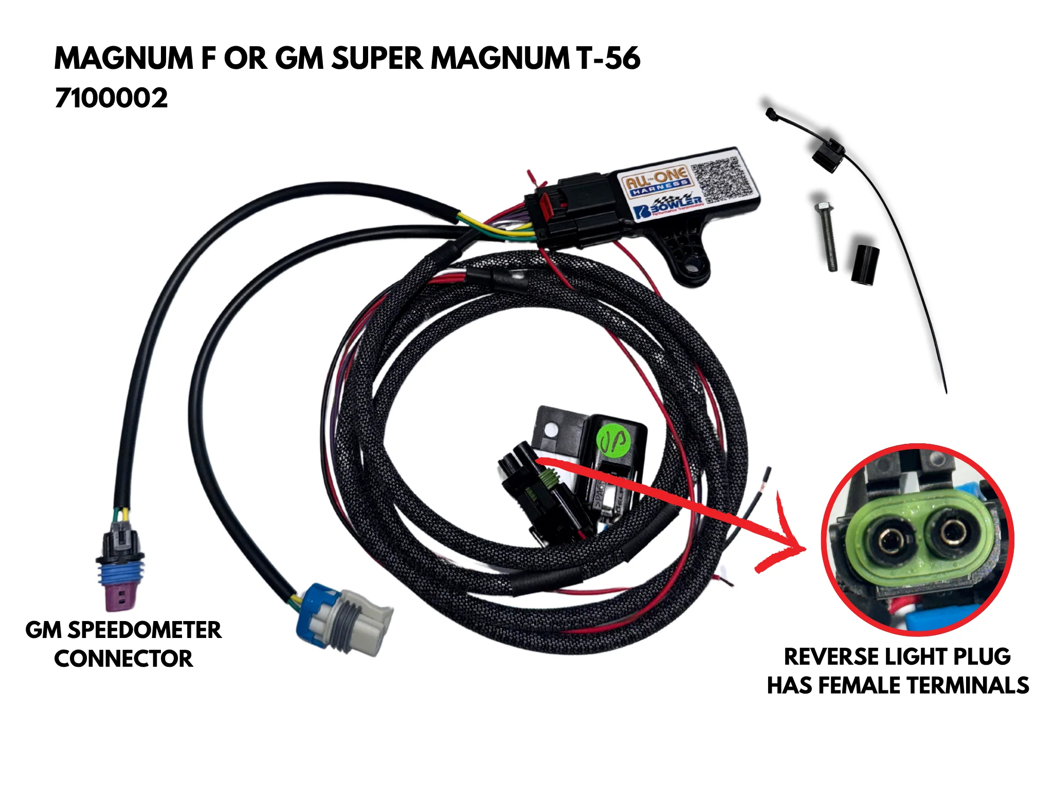 Tremec T-56 Magnum All-in-One Wiring Harness — Reverse Lockout, Dual VSS & Bluetooth App Control - Image 5